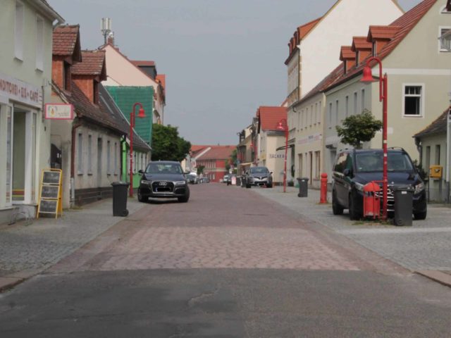 Markierung der Parkflächen